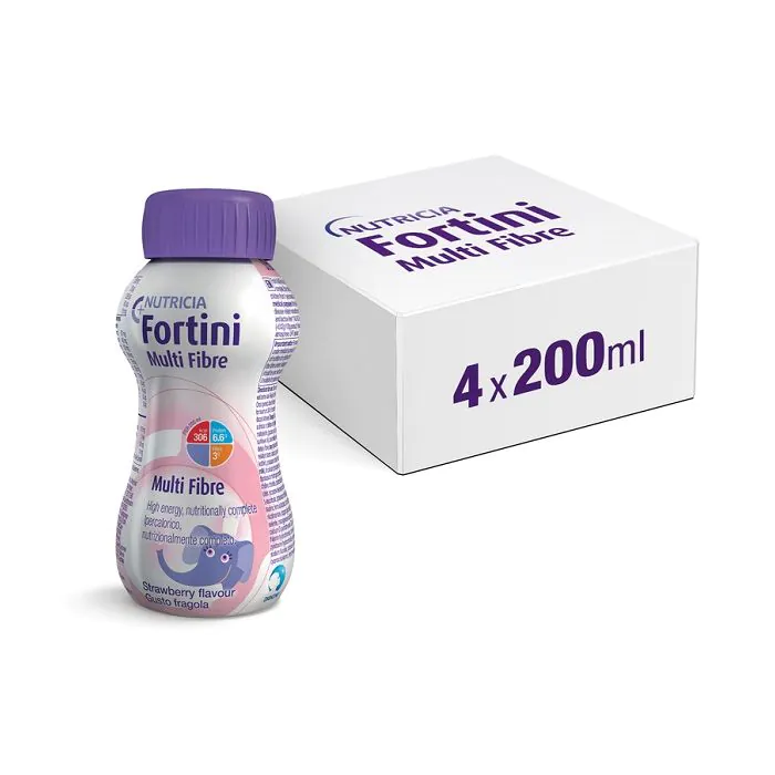Fortini Multi Fibre Integratore Nutrizionale Gusto Fragola 200 ml Fortini Multi Fibre Integratore Nutrizionale Gusto Fragola 200 ml