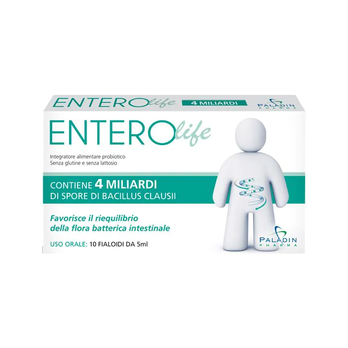 Enterolife forte 4 miliardi 10 fiale da 5 ml