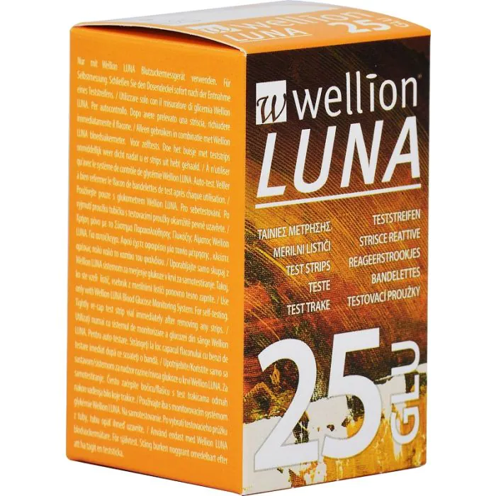 Wellion luna 25 strisce Wellion luna 25 strisce