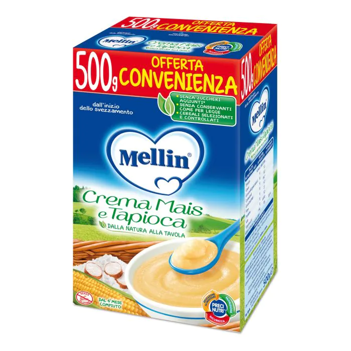 Mellin crema mais/tapioca 500g Mellin crema mais/tapioca 500g