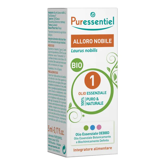 Puressentiel alloro nobile olio essenziale bio 5 ml Puressentiel alloro nobile olio essenziale bio 5 ml
