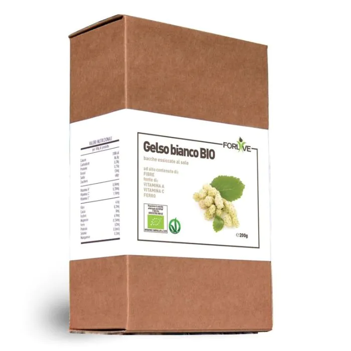 Bacche di gelso bianco 200 g Bacche di gelso bianco 200 g