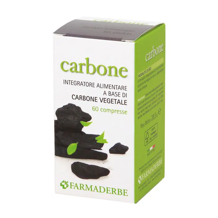 Carbone vegetale 60 compresse