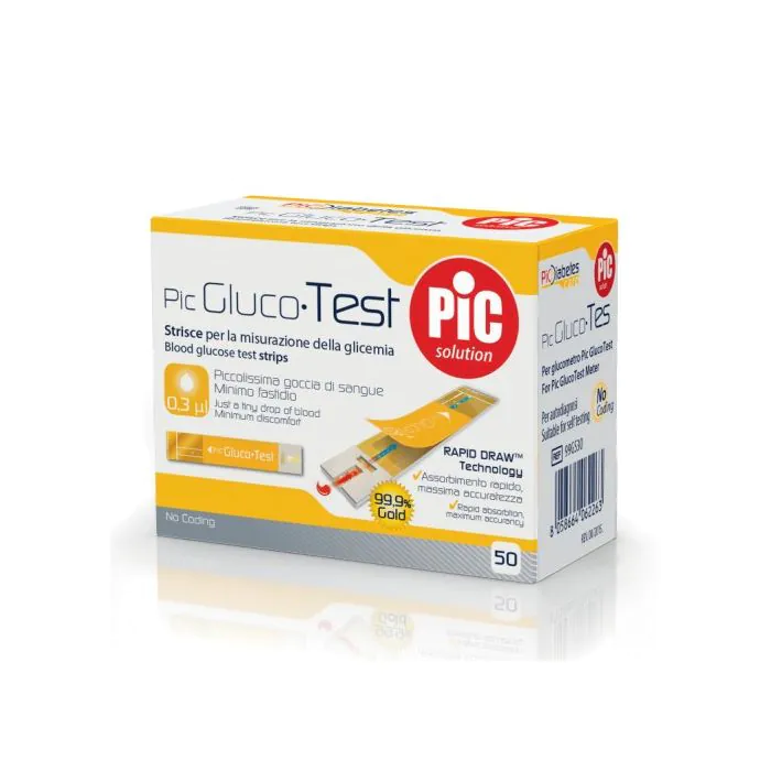 Strisce Pic Glucotest 50 Pezzi Strisce Pic Glucotest 50 Pezzi