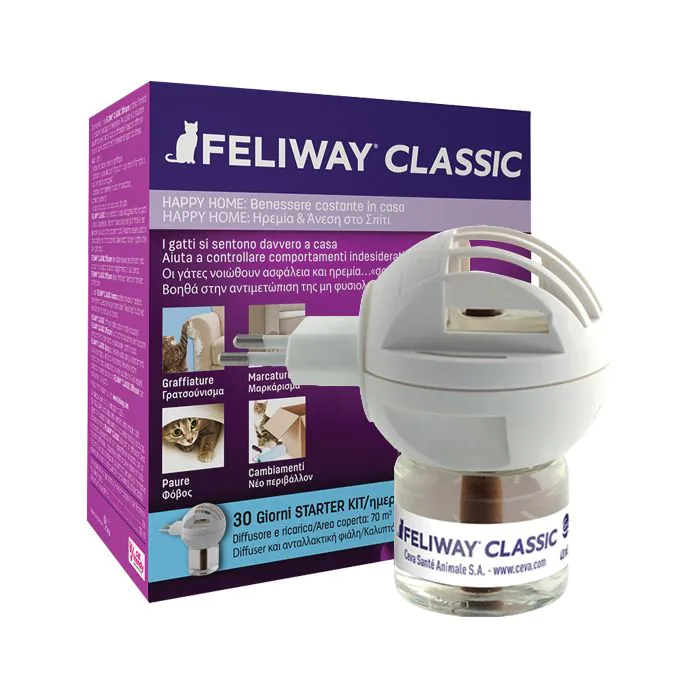 Feliway Classic Diffusore Completo 48 Ml 30 Giorni Feliway Classic Diffusore Completo 48 Ml 30 Giorni