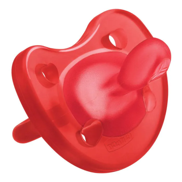 Chicco gommotto rosso in silicone 6-16 mesi