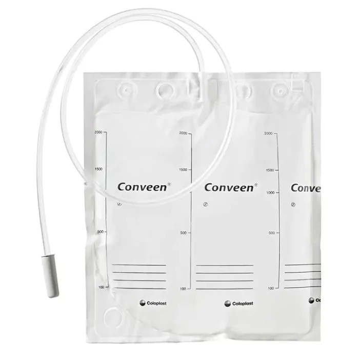 Sacca letto conveen basic con maniglia capacita' 2000ml lunghezza tubo 100cm no scarico confezione da 30 pezzi Sacca letto conveen basic con maniglia capacita' 2000ml lunghezza tubo 100cm no scarico confezione da 30 pezzi