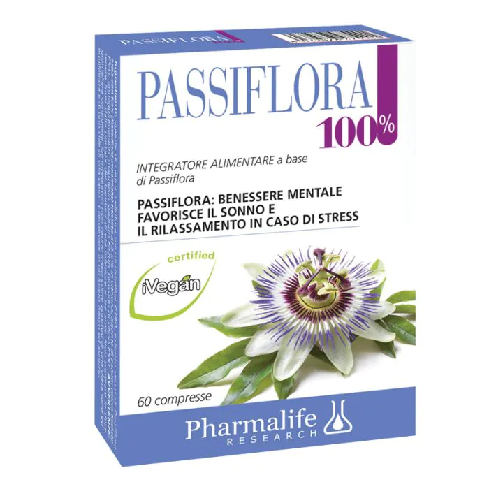 Passiflora 100% 60 compresse Passiflora 100% 60 compresse
