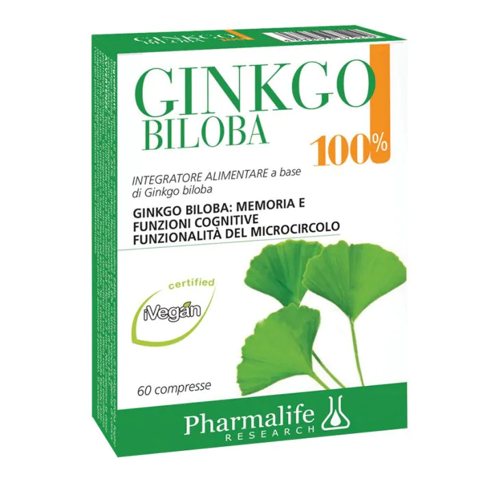 Ginkgo Biloba 100% 60 Compresse Prh Ginkgo Biloba 100% 60 Compresse Prh