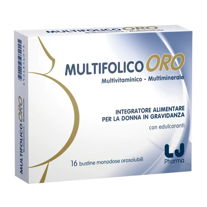 Multifolico oro 16 Bustine Orosolubili Multifolico oro 16 Bustine Orosolubili