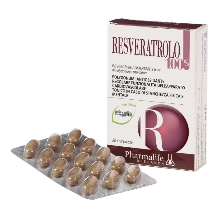 Resveratrolo 100% 30 Compresse Prh Resveratrolo 100% 30 Compresse Prh