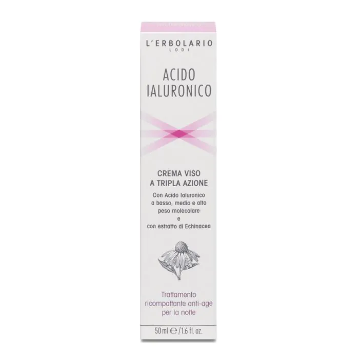 Acido ialuronico crema viso a tripla azione 50 ml Acido ialuronico crema viso a tripla azione 50 ml