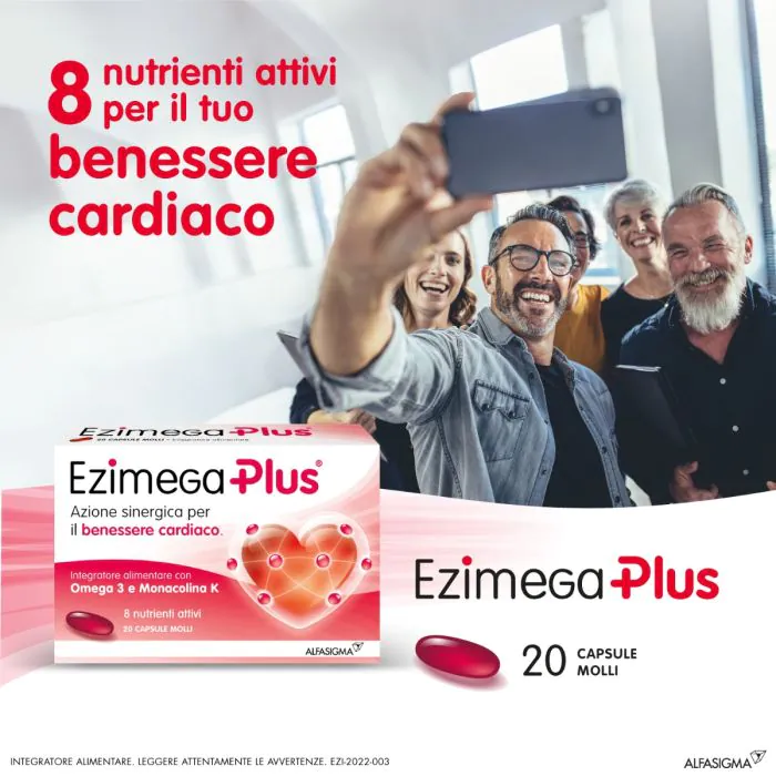 Ezimega Plus Integratore Controllo Colesterolo 20 Capsule Molli