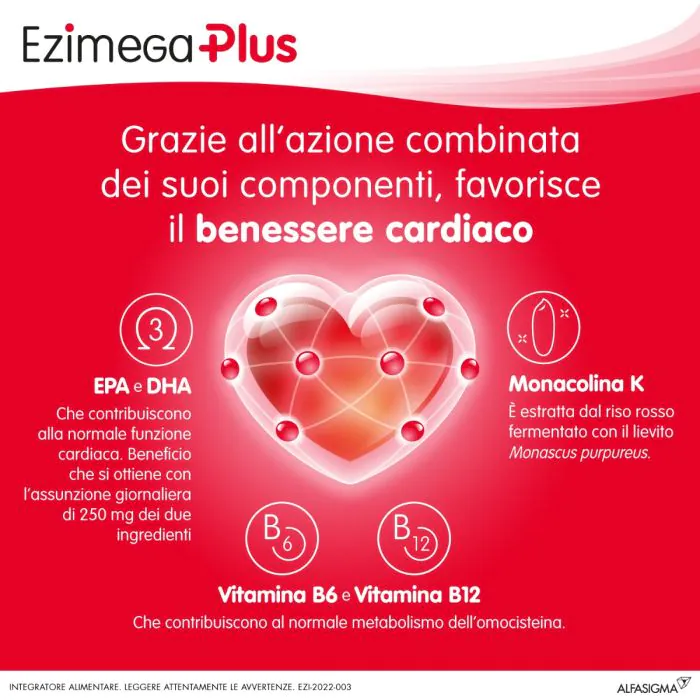 Ezimega Plus Integratore Controllo Colesterolo 20 Capsule Molli