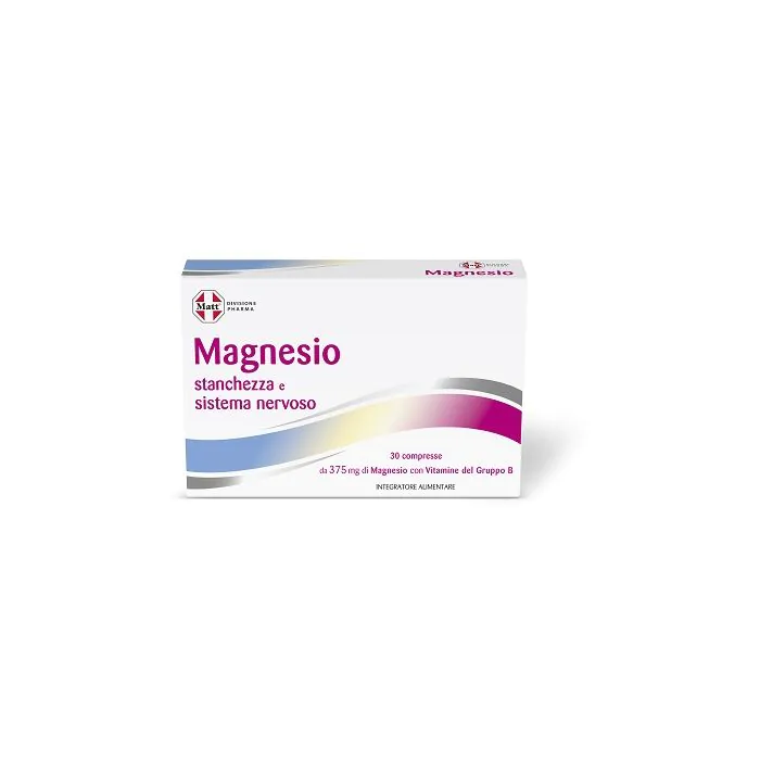 Matt divisione pharma magnesio stanchezza e sistema nervoso 30 compresse Matt divisione pharma magnesio stanchezza e sistema nervoso 30 compresse