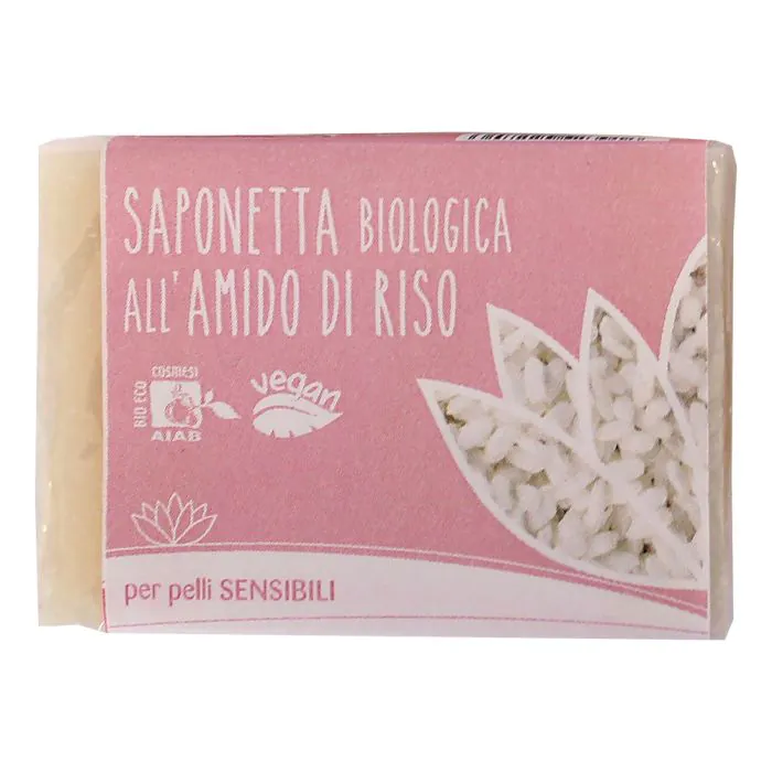 Saponetta amido di riso bio Saponetta amido di riso bio