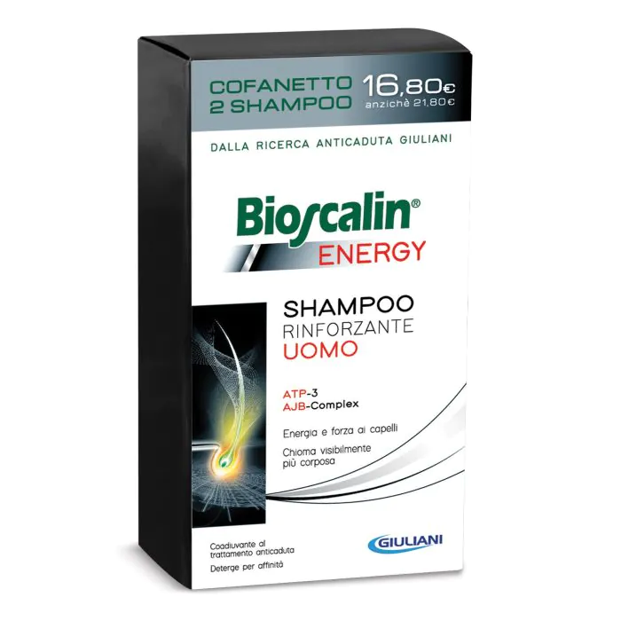 Bioscalin energy shampoo 200 ml + shampoo 200 ml Bioscalin energy shampoo 200 ml + shampoo 200 ml