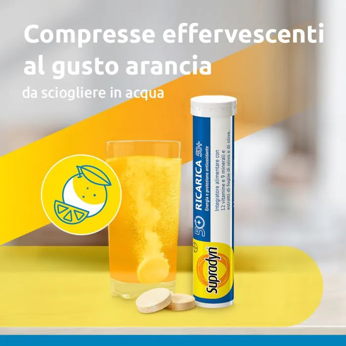 Supradyn Ricarica 50+ Integratore Vitamine e Minerali 15 Compresse