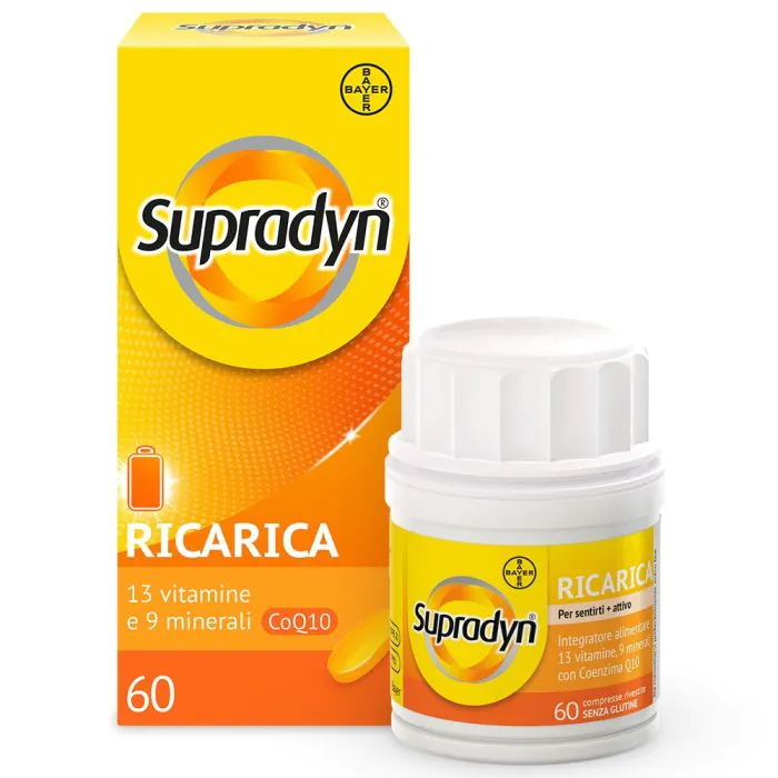 Supradyn Ricarica Integratore Multivitaminico e Minerali 60 Compresse