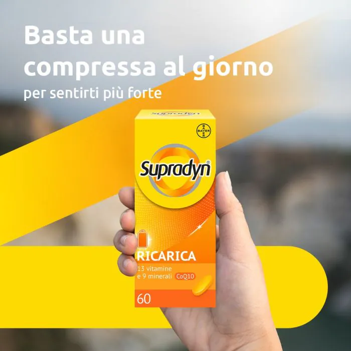 Supradyn Ricarica Integratore Multivitaminico e Minerali 60 Compresse