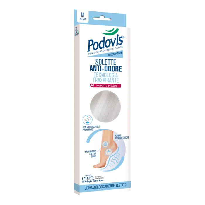 Podovis solette antiodore medium fresh 39/41 4 pezzi Podovis solette antiodore medium fresh 39/41 4 pezzi