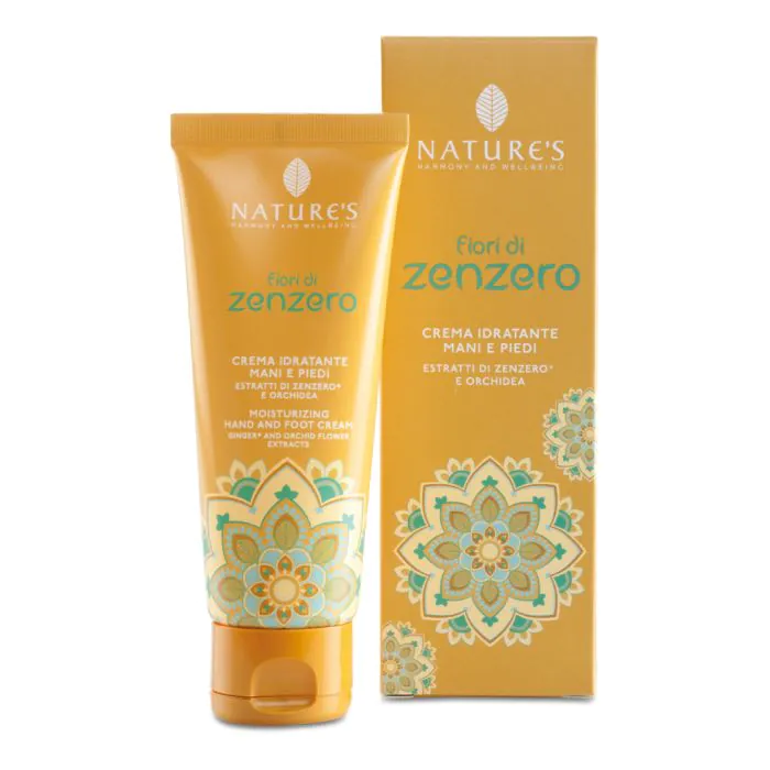 Natures fiori di zenzero crema idratante mani e piedi 75 ml Natures fiori di zenzero crema idratante mani e piedi 75 ml