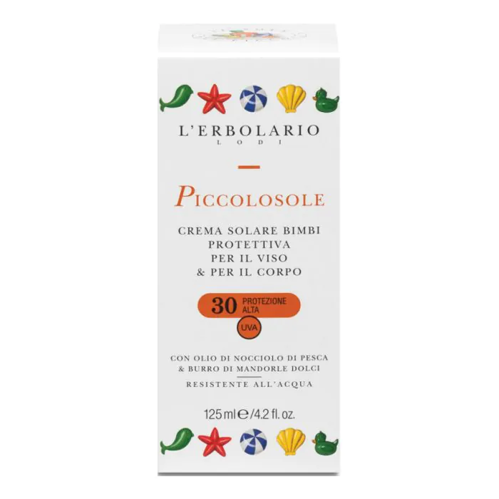 Piccolosole Crema Solare Bimbi Protettiva Viso E Corpo Spf30 125 Ml