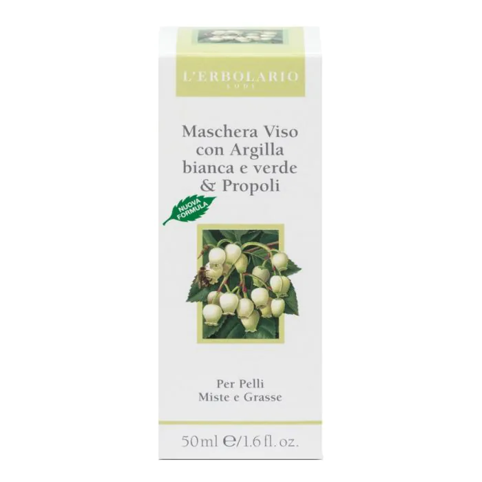 Maschera viso all'argilla e alla propoli 50 ml