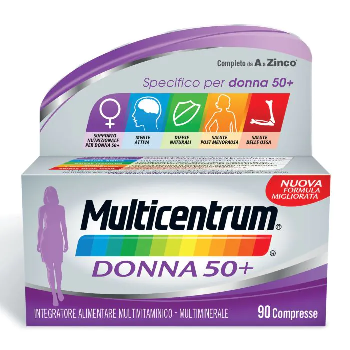 Multicentrum donna 50+ 90 compresse Multicentrum donna 50+ 90 compresse