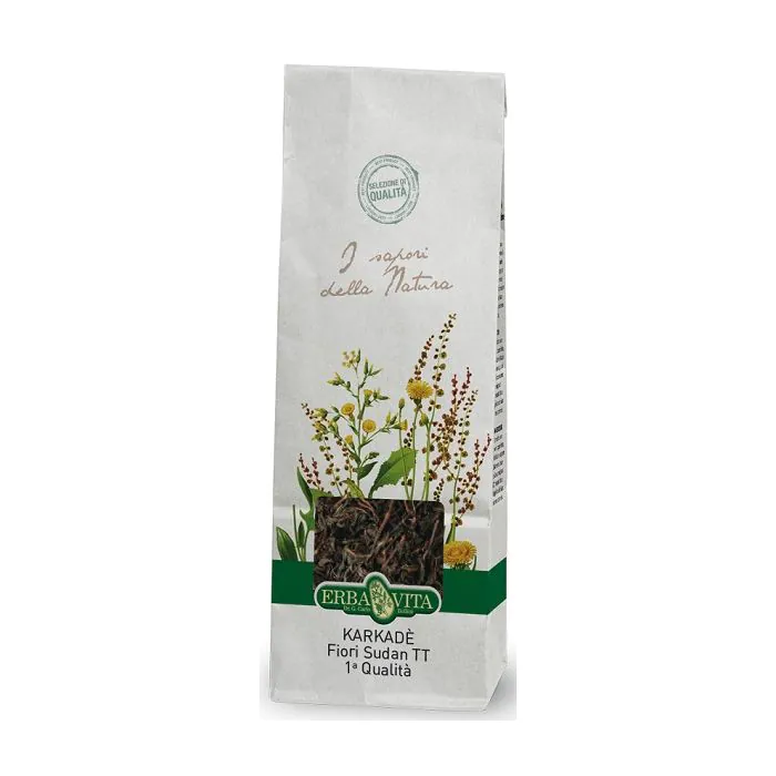 Karkade' taglio tisana prima qualita' fiori 100 g