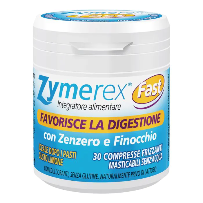 Zymerex fast 30 compresse masticabili Zymerex fast 30 compresse masticabili