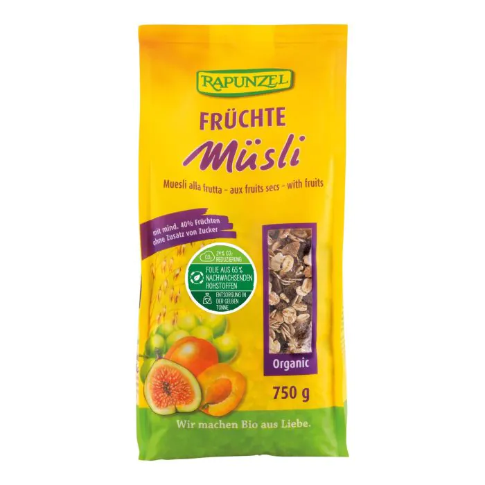 Rapunzel muesli frut 750g Rapunzel muesli frut 750g