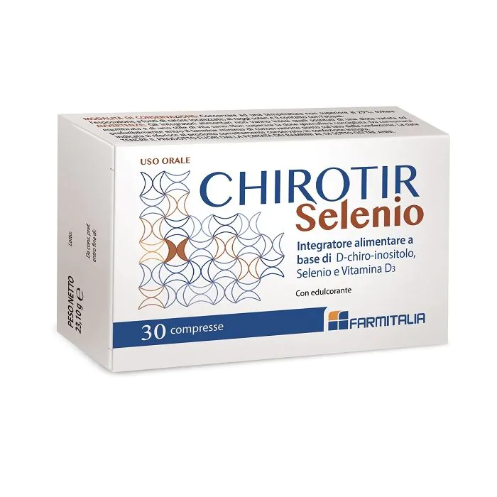 Chirotir Selenio Integratore 30 Compresse Chirotir Selenio Integratore 30 Compresse