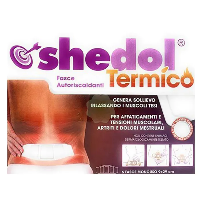 Cerotto Autoriscaldante Shedol Termico 6 Pezzi