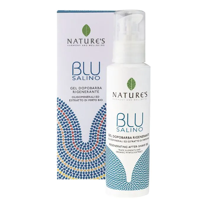 Natures blu salino gel dopobarba 100 ml