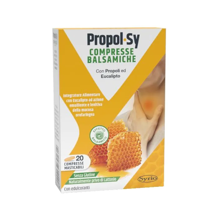 Propol-sy 20 compresse balsamiche masticabili Propol-sy 20 compresse balsamiche masticabili