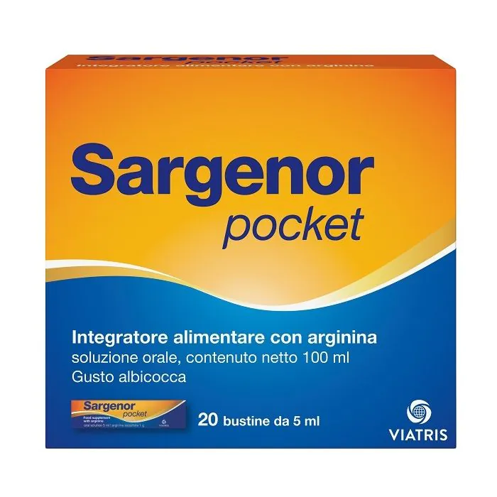Sargenor pocket 20 bustine da 5 ml Sargenor pocket 20 bustine da 5 ml