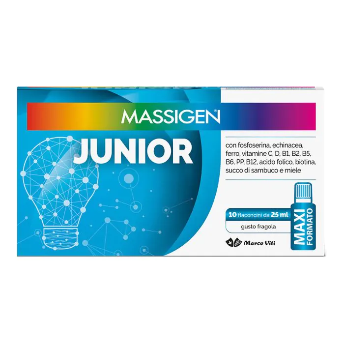 Massigen junior 10 flaconcini 25ml Massigen junior 10 flaconcini 25ml