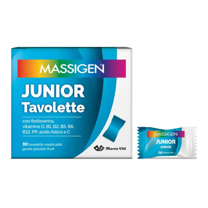Massigen junior 30 tavolette masticabili Massigen junior 30 tavolette masticabili