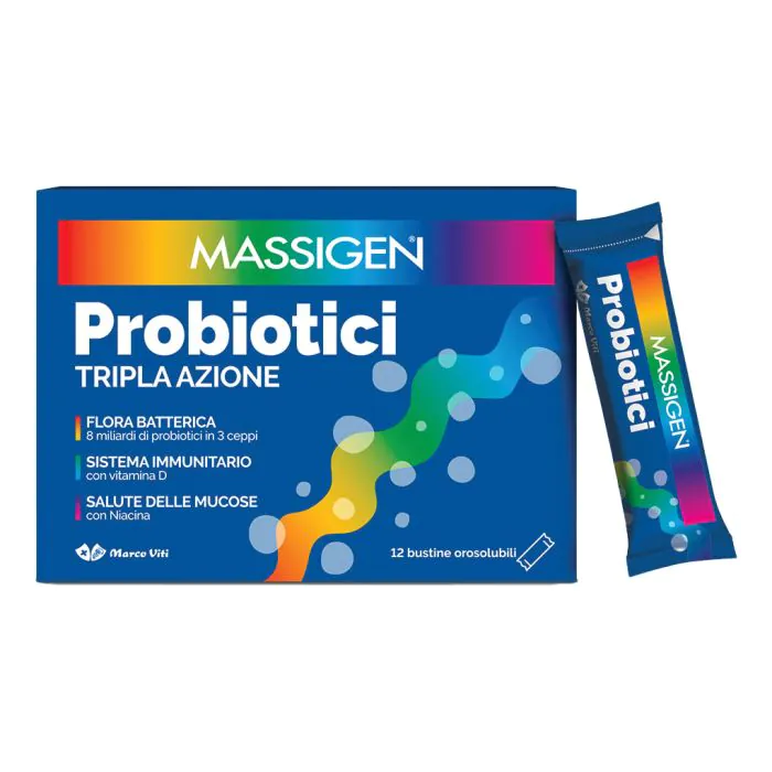 Massigen probiotici 12 stickpack da 1 g prezzo pieno