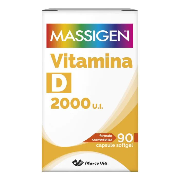 Massigen Vitamina D 2000 UI 36g 90 Capsule Massigen Vitamina D 2000 UI 36g 90 Capsule