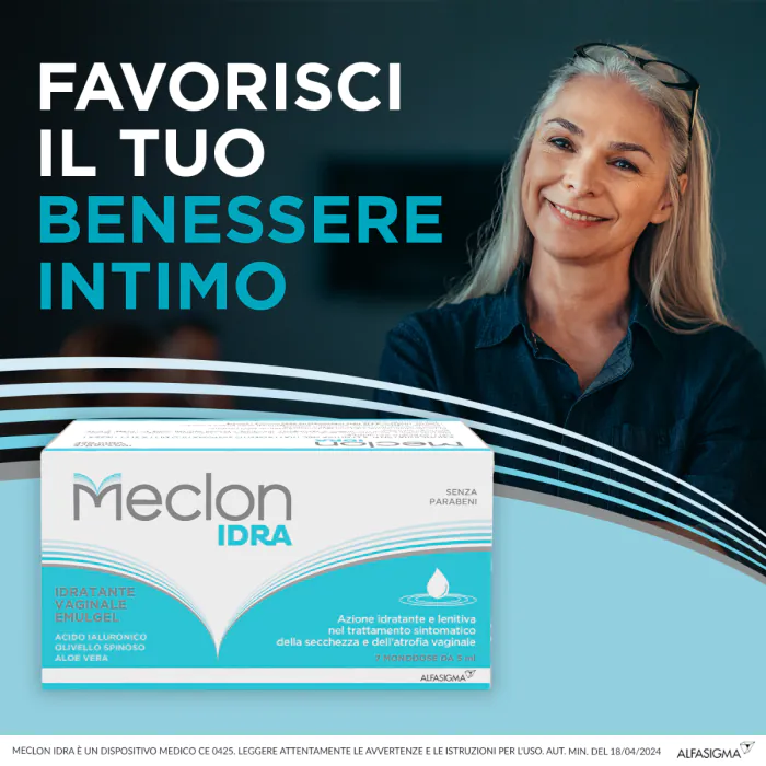 Meclon Idra Emulgel Idratante Vaginale 7 Monodose 5 ml