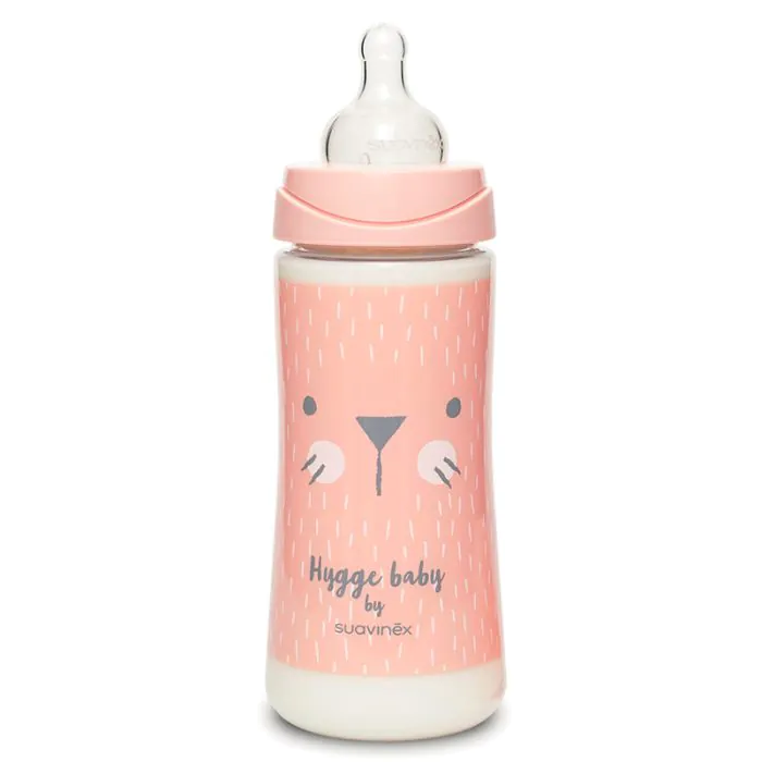 Suavinex hygge biberon 360 pappa s coniglio rosa Suavinex hygge biberon 360 pappa s coniglio rosa