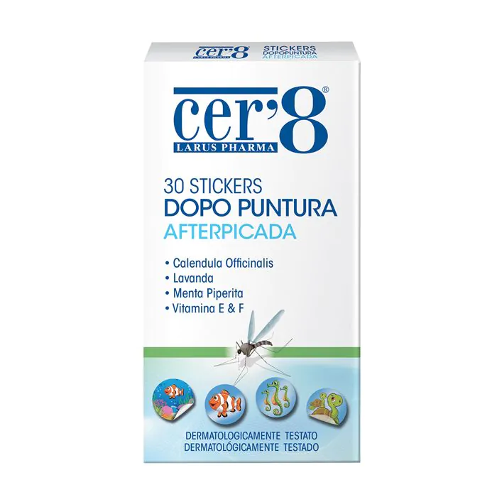 Cer'8 Stickers Dopo Puntura 30 Pezzi Cer'8 Stickers Dopo Puntura 30 Pezzi