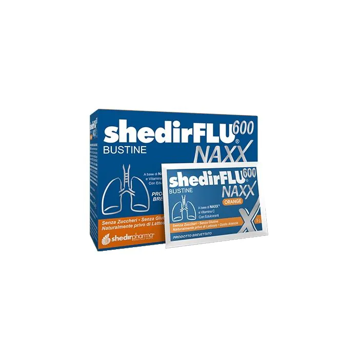 Shedirflu 600 Naxx Arancia Senza Zuccheri 20 Bustine