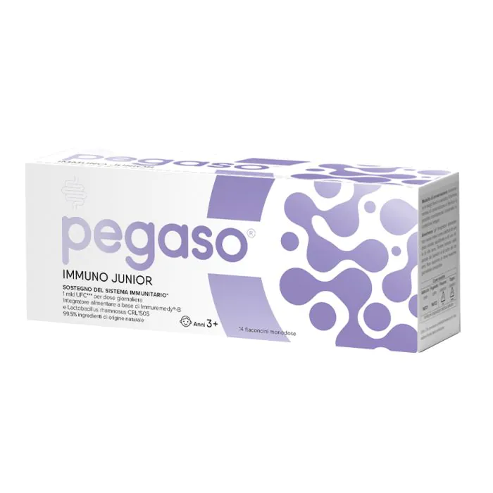 Pegaso Immuno Junior Integratore per Sistema Immunitario dei Bambini 14 Flaconcini 10 ml