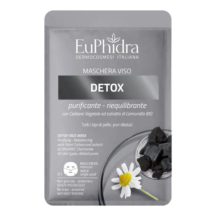 Euphidra maschera viso detox 1 pezzo