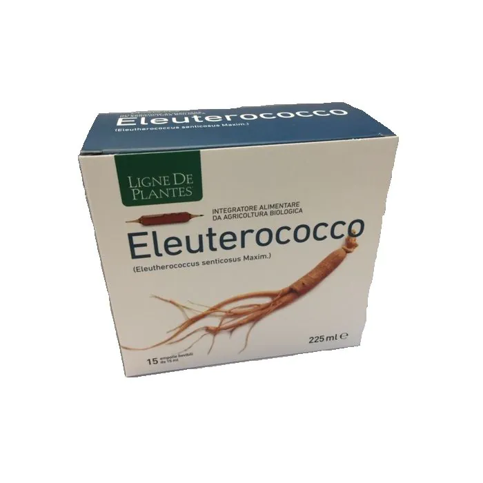 Eleuterococco biologico 15 ampolle bevibili da 15 ml Eleuterococco biologico 15 ampolle bevibili da 15 ml