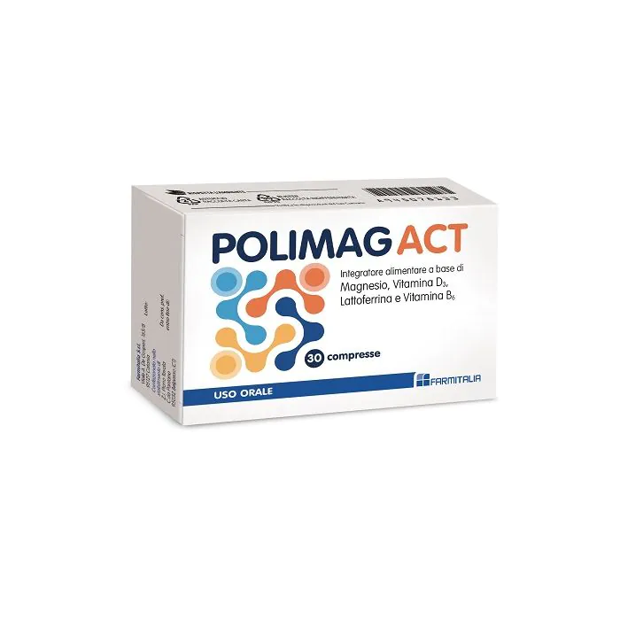 Polimag Act Integratore Di Magnesio 30 Compresse Polimag Act Integratore Di Magnesio 30 Compresse