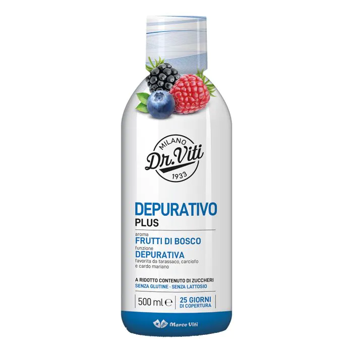 Depurativo plus frutti di bosco 500 ml Depurativo plus frutti di bosco 500 ml